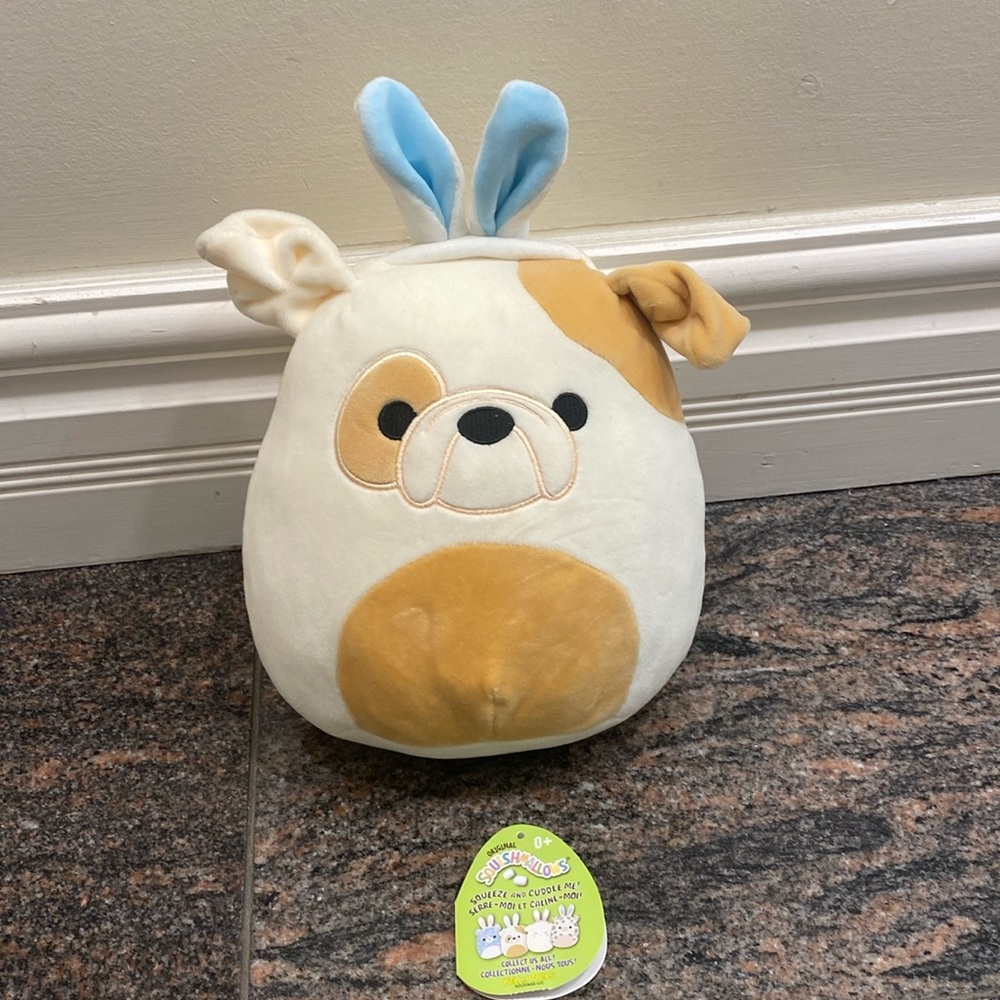 Squishmallows Brock 8” - Bulldog with Bunny Ears